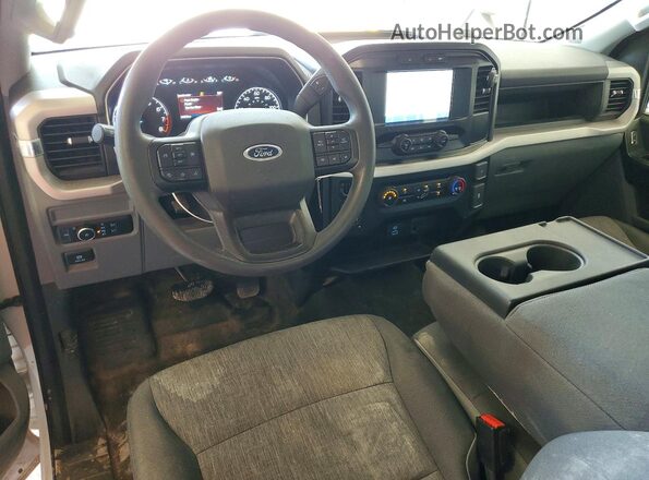 1FTFX1E5XPKD45650 2023 FORD F150 White Вид панелі приладів