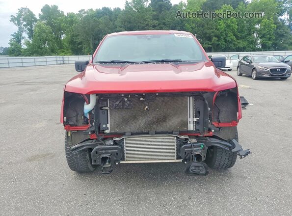 1FTFX1E82NFB12958 2022 FORD F150 Burgundy Front view