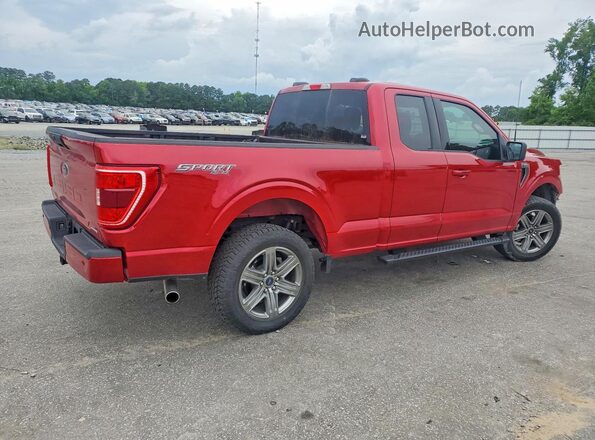 1FTFX1E82NFB12958 2022 FORD F150 Burgundy Rear right