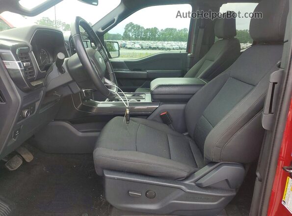 1FTFX1E82NFB12958 2022 FORD F150 Burgundy Front interior view