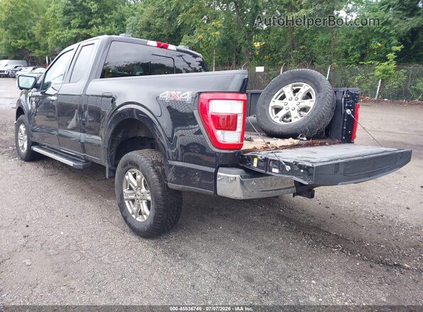 1FTFX1E88NFB51618 2022 FORD F150 Black Задня ліва чверть