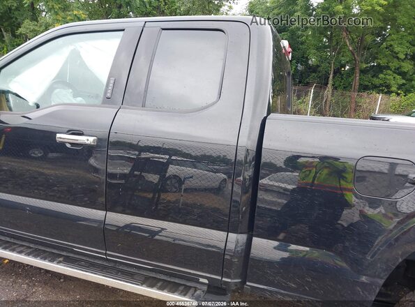 1FTFX1E88NFB51618 2022 FORD F150 Black Панорамний вид салону 360°