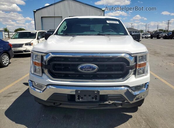 1FTFX1E8XMKD41779 2021 FORD F150 White წინა ხედი