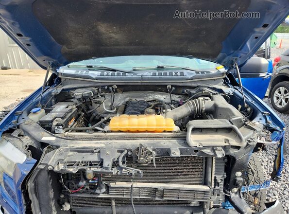 1FTFX1EF1HKC40232 2017 FORD F150 Blue უკანა სალონის ხედი