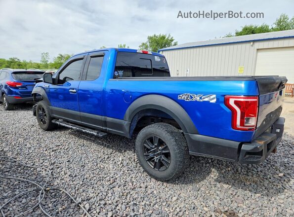 1FTFX1EF1HKC40232 2017 FORD F150 Blue უკანა მარცხენა