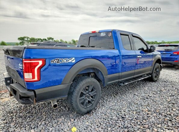1FTFX1EF1HKC40232 2017 FORD F150 Blue უკანა მარჯვენა