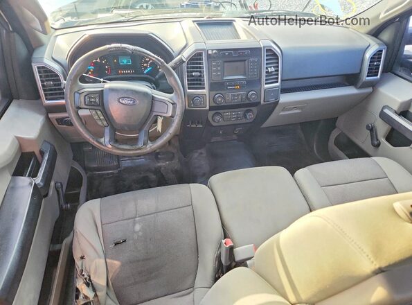 1FTFX1EF2GKD34909 2016 FORD F150 White Vista del salpicadero