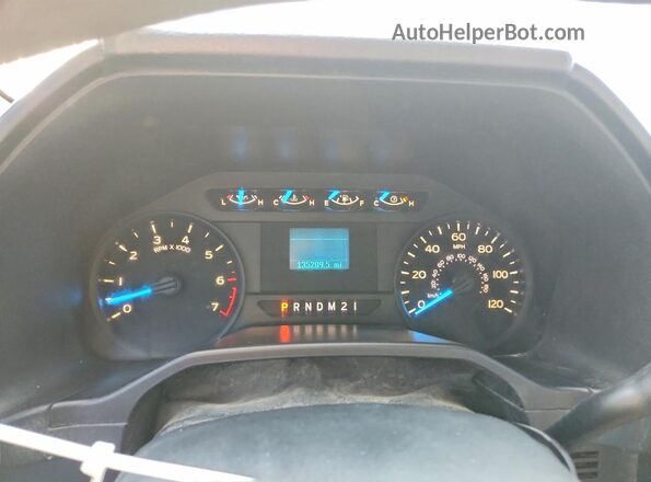 1FTFX1EF2GKD34909 2016 FORD F150 White Vista del cuadro de instrumentos