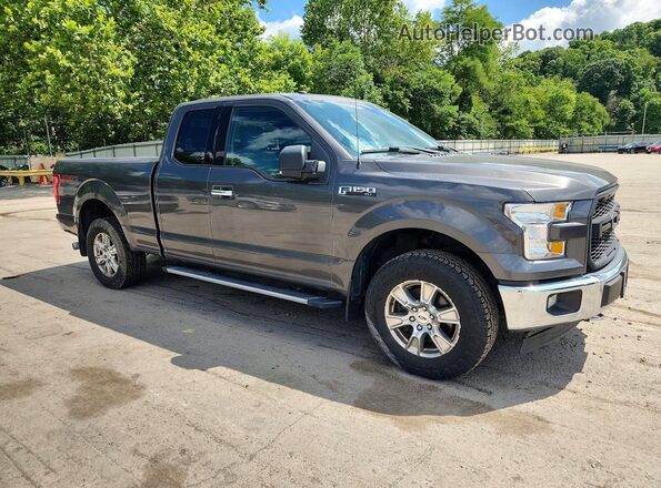 1FTFX1EF2HKE32341 2017 FORD F150 Gray Front right