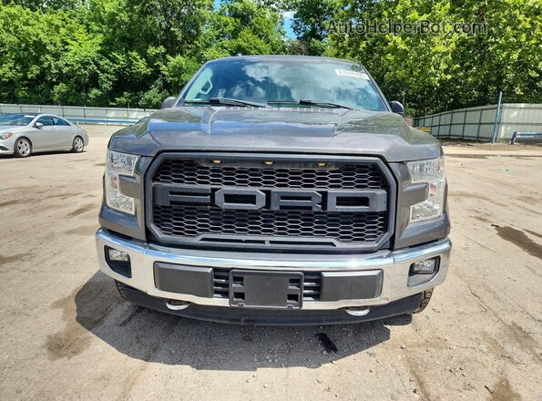1FTFX1EF2HKE32341 2017 FORD F150 Gray Front view