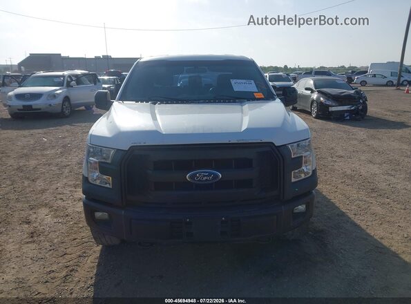 1FTFX1EF3HFA25153 2017 FORD F150 Белый Вид щитка приборов
