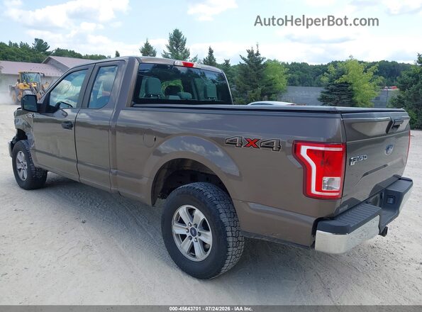 1FTFX1EF3HKC32018 2017 FORD F150 Brown Հետևի ձախ