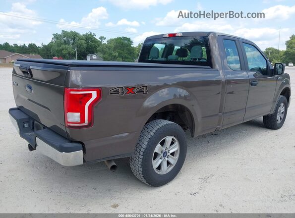 1FTFX1EF3HKC32018 2017 FORD F150 Brown Հետևի աջ