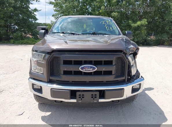 1FTFX1EF3HKC32018 2017 FORD F150 Brown Սարքավորումների վահանակի տեսք