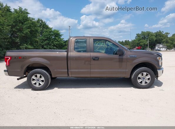 1FTFX1EF3HKC32018 2017 FORD F150 Brown Սալոնի հետևի տեսք