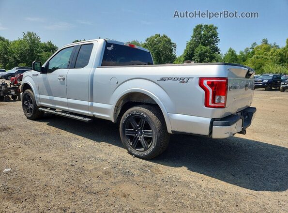 1FTFX1EF5GFC04289 2016 FORD F150 Silver Trasero izquierdo