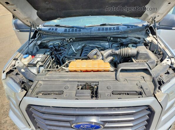 1FTFX1EF5GFC04289 2016 FORD F150 Silver Vista interior trasera