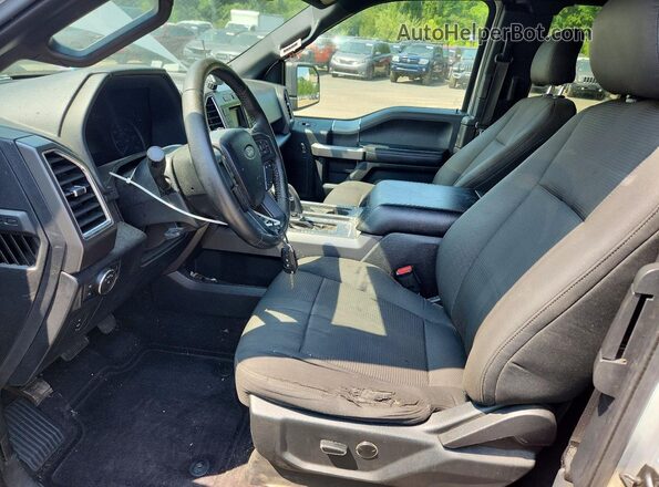 1FTFX1EF5GFC04289 2016 FORD F150 Silver Vista interior delantera