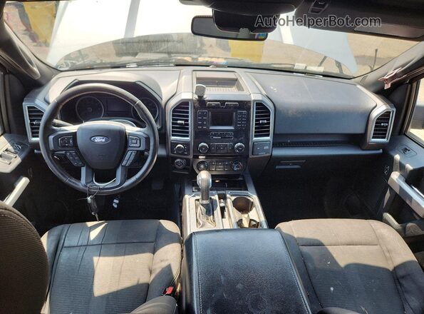 1FTFX1EF5GFC04289 2016 FORD F150 Silver Vista del salpicadero