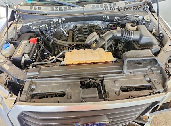 1FTFX1EF6GFD38762 2016 FORD F150 Серый Вид задней части салона
