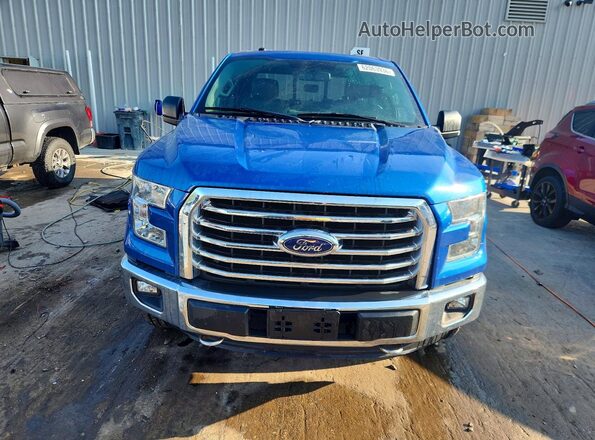 1FTFX1EF6GKF43005 2016 FORD F150 Blue Front view