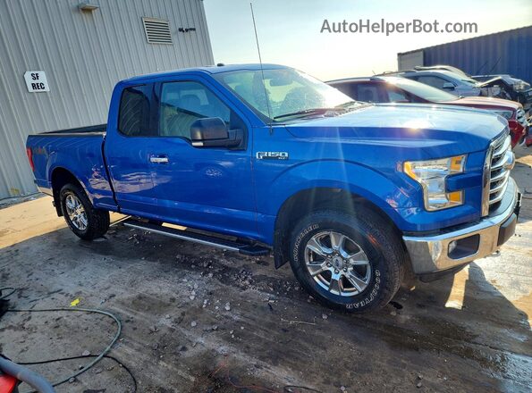 1FTFX1EF6GKF43005 2016 FORD F150 Blue Front right