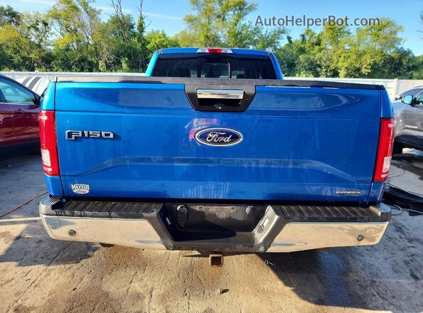 1FTFX1EF6GKF43005 2016 FORD F150 Blue Rear view