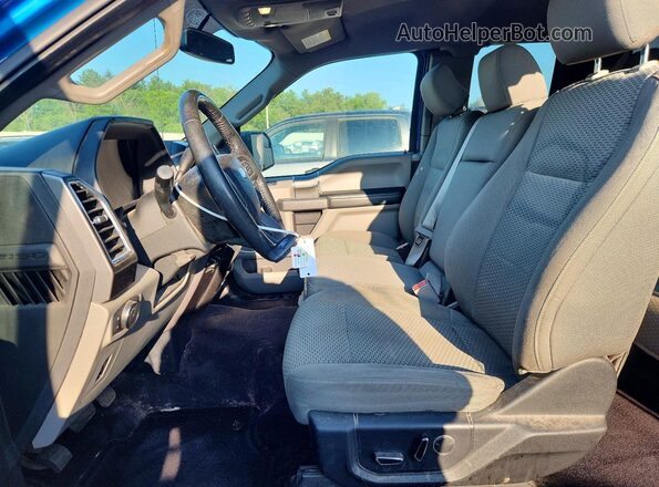 1FTFX1EF6GKF43005 2016 FORD F150 Blue Front interior view