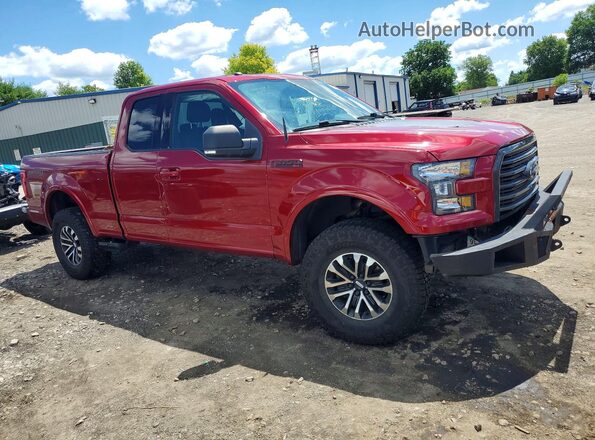 1FTFX1EF7GFC10675 2016 FORD F150 Red Передня права чверть