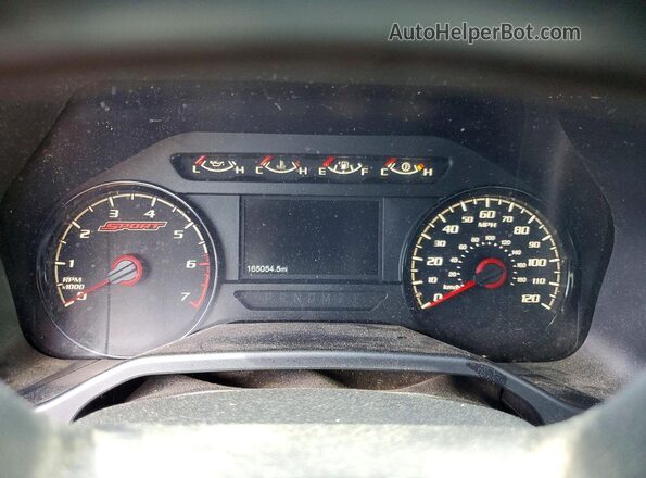 1FTFX1EF7GFC10675 2016 FORD F150 Red Вид щитка приладів