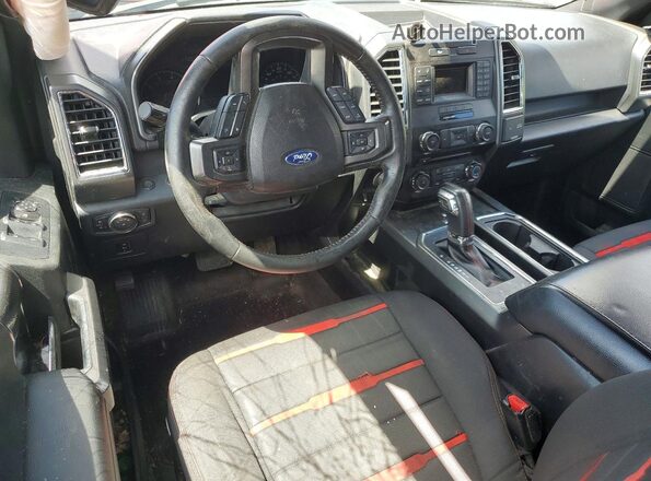 1FTFX1EF7GFC10675 2016 FORD F150 Red Вид панелі приладів