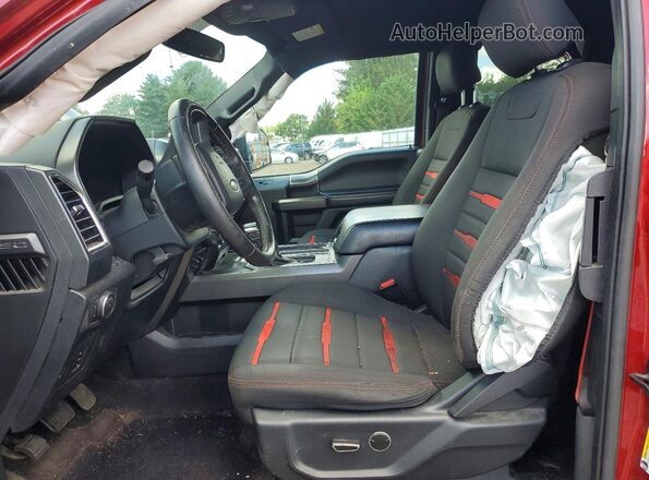 1FTFX1EF7GFC10675 2016 FORD F150 Red Вид салону спереду