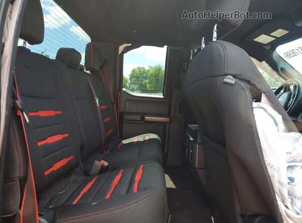 1FTFX1EF7GFC10675 2016 FORD F150 Red Вид задніх сидінь