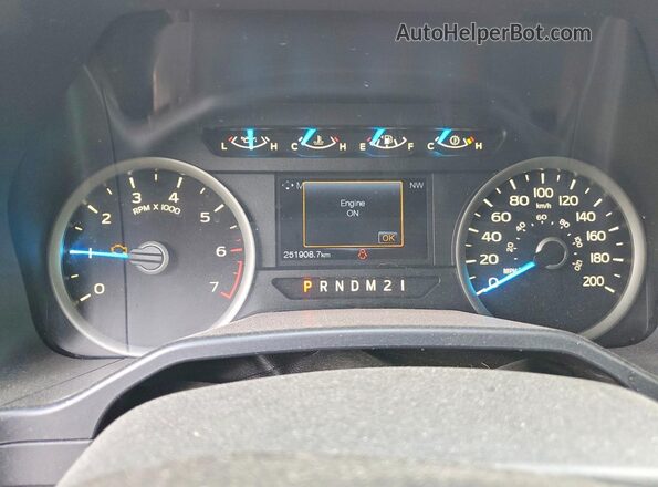 1FTFX1EF7GFD06077 2016 FORD F150 Red Widok zestawu wskaźników