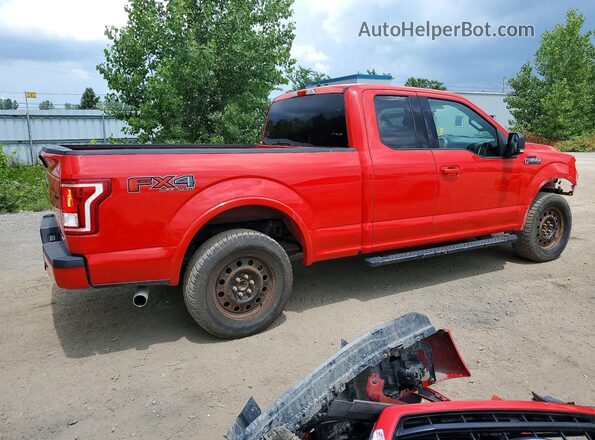 1FTFX1EF7GFD06077 2016 FORD F150 Red Tył prawy