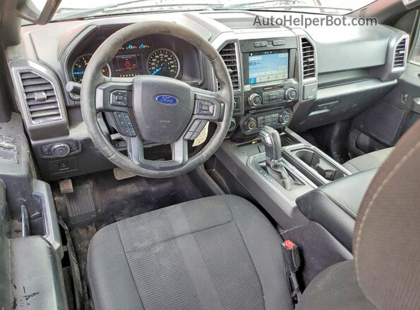 1FTFX1EF7GFD06077 2016 FORD F150 Red Widok deski rozdzielczej