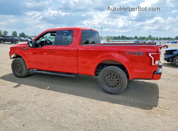1FTFX1EF7GFD06077 2016 FORD F150 Red Tył lewy