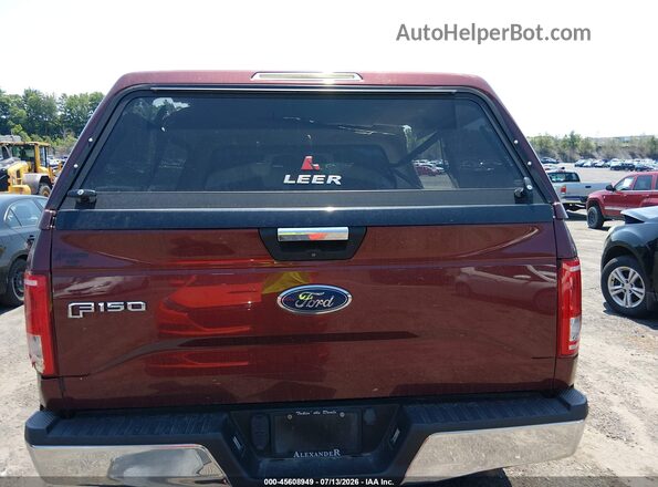 1FTFX1EF7HKE03255 2017 FORD F150 Темно-бордовый 