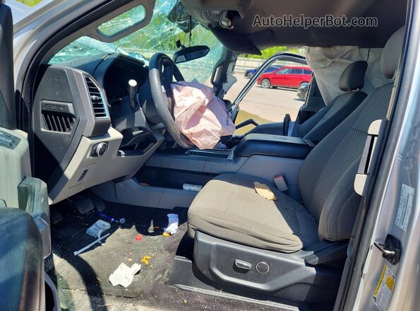 1FTFX1EF8GFD60326 2016 FORD F150 Серебряный Вид салона спереди