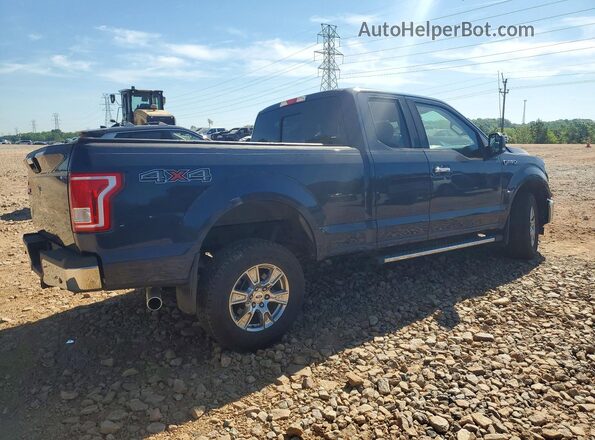1FTFX1EF8HFC78453 2017 FORD F150 Blue Հետևի աջ