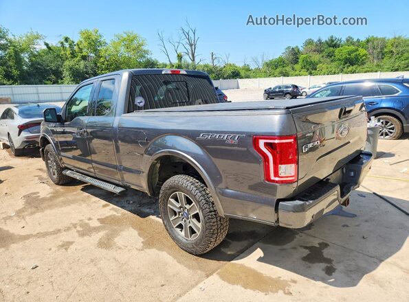 1FTFX1EF9GFB37065 2016 FORD F150 Charcoal Trasero izquierdo