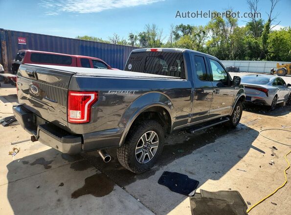 1FTFX1EF9GFB37065 2016 FORD F150 Charcoal Trasero derecho
