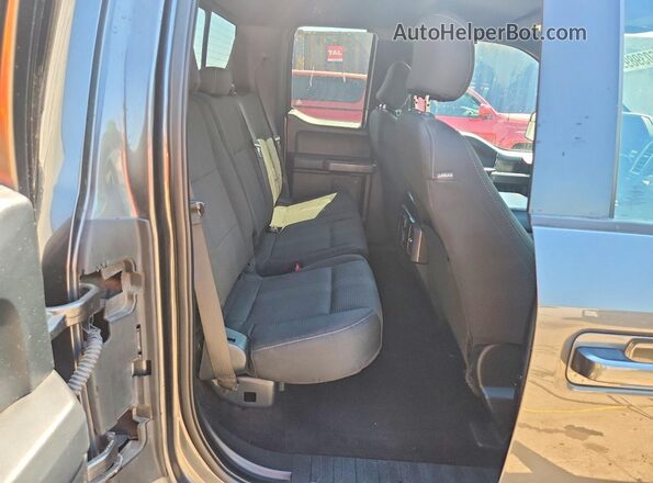1FTFX1EF9GFB37065 2016 FORD F150 Charcoal Vista de los asientos traseros