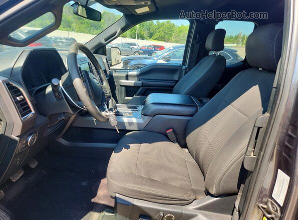 1FTFX1EF9GFB37065 2016 FORD F150 Charcoal Vista interior delantera