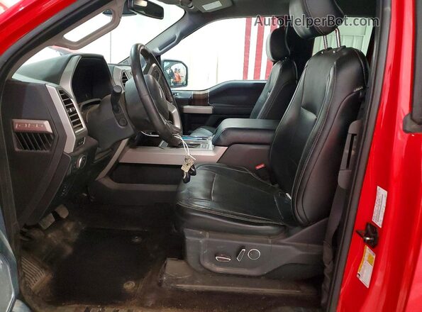 1FTFX1EFXGFB66963 2016 FORD F150 Red Vista interior delantera