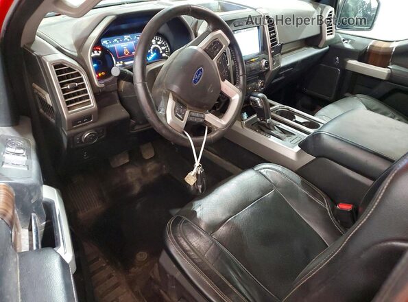 1FTFX1EFXGFB66963 2016 FORD F150 Red Vista del salpicadero