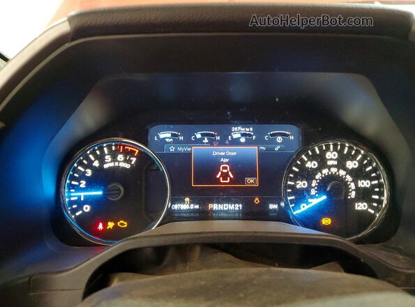 1FTFX1EFXGFB66963 2016 FORD F150 Red Vista del cuadro de instrumentos