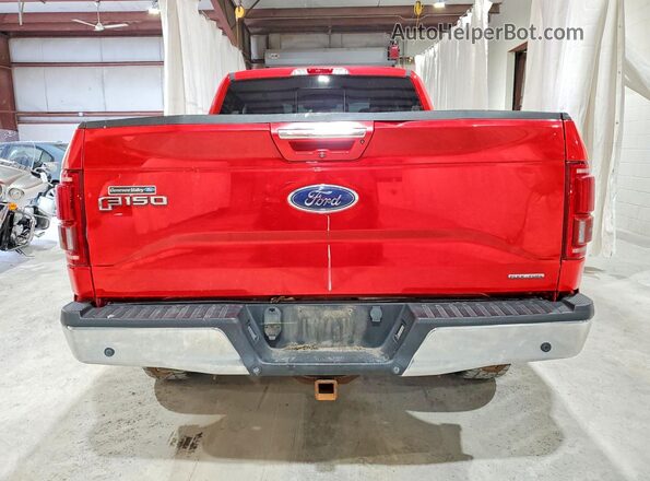 1FTFX1EFXGFB66963 2016 FORD F150 Red Vista trasera