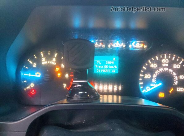 1FTFX1EFXGFC00853 2016 FORD F150 Белый Вид щитка приборов