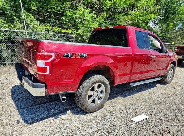 1FTFX1EG0JFA77709 2018 FORD F150 Темно-бордовый Задняя правая четверть